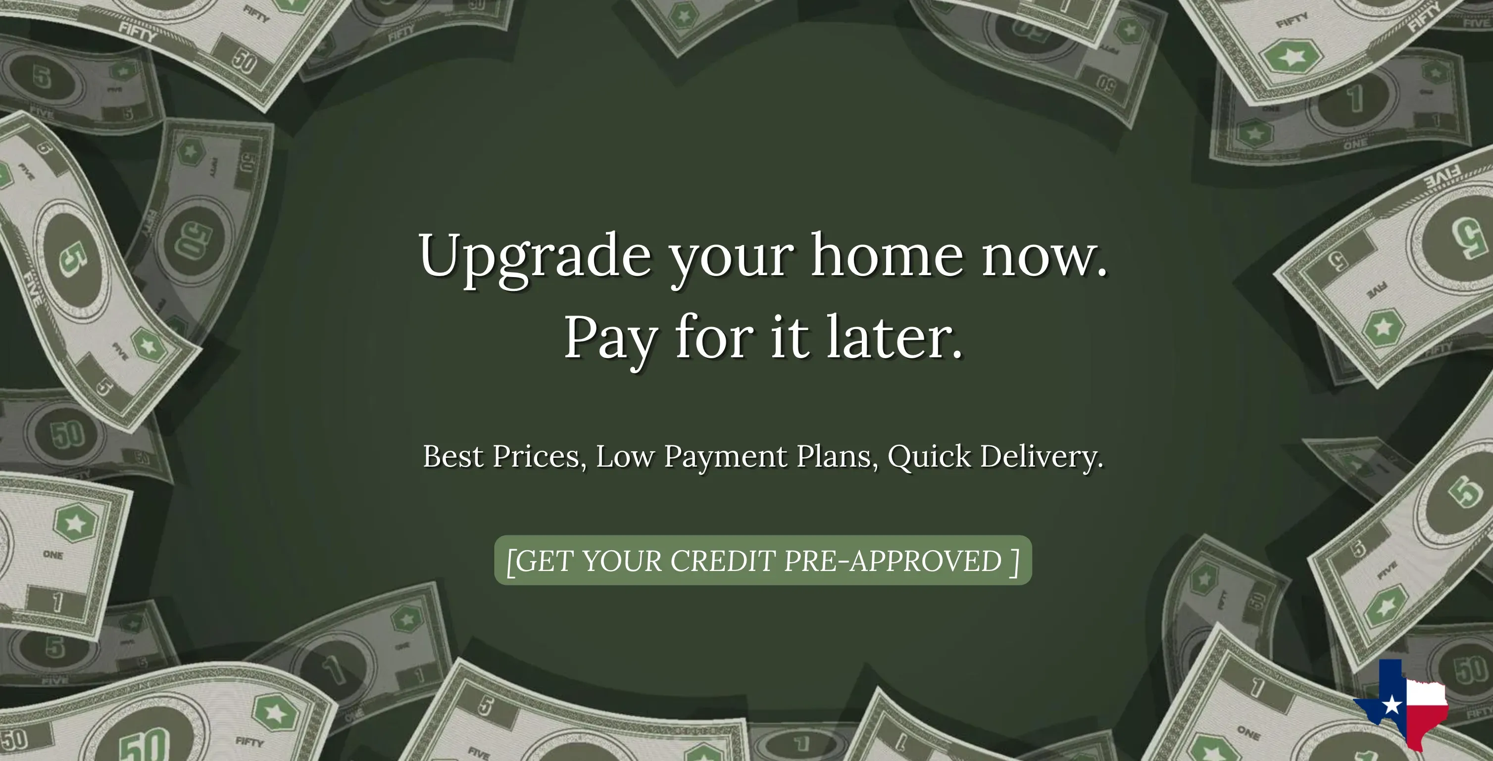 Upgrade now, pay later.